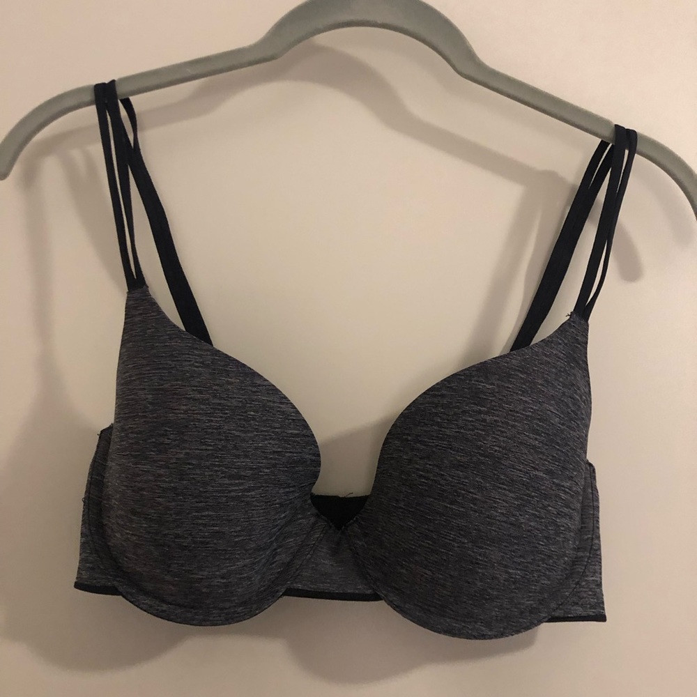 Aerie Sunnie Demi Lightly Lined Black Bra- 32DD